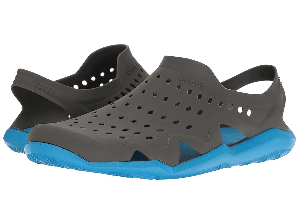 

Crocs Swiftwater Wave (Graphite/Ocean) Men's Sandals, Black