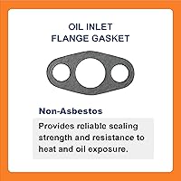 Vista 6 de BTS-1823182C95 - Kit de juntas para enfriador de aceite, compatible con motor Navistar DT466E, 1 juego de repuesto para OEM 1823182C95, Juego