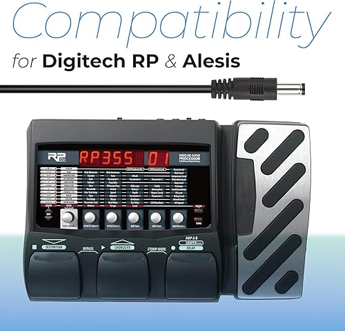 Miniatura 3 de 9VAC AC-AC Adaptador Cargador para Digitech RP100 RP150 RP200 RP300 RP350 RP3 RP250 RP200A RP250 RP255 RP350 RP300A RP355 Pedal de guitarra Multi