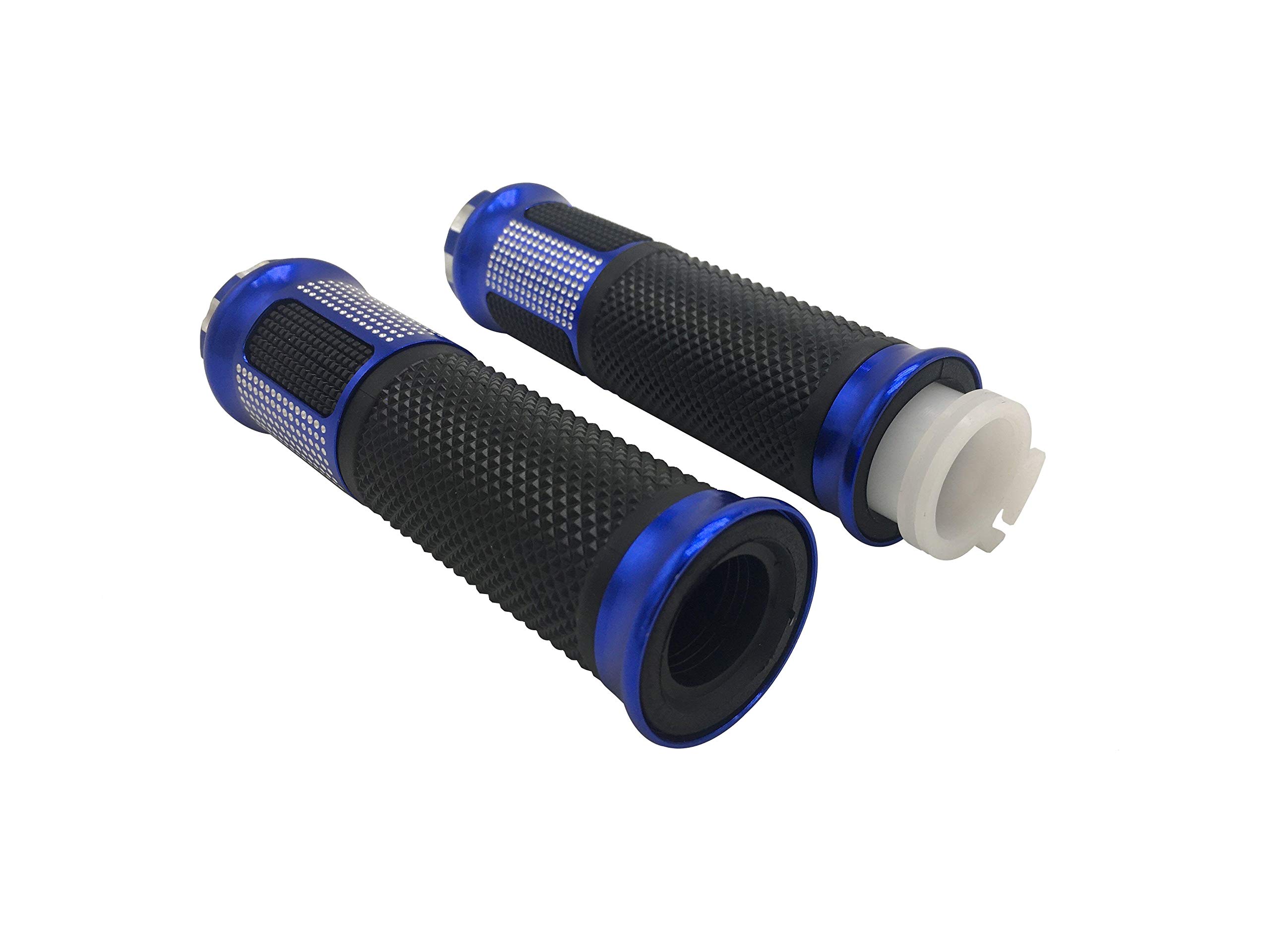 Poignées De Guidon Moto/vélo TPE Antidérapantes - Pour Guidon 7/8" (22 Mm), Confort Ergonomique, 2 Pièces, Plusieurs Couleurs