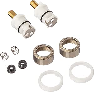 DELTA FAUCETS RP74418 Stem Unit Seat and Spring, Bonnet Nut and Washer ...
