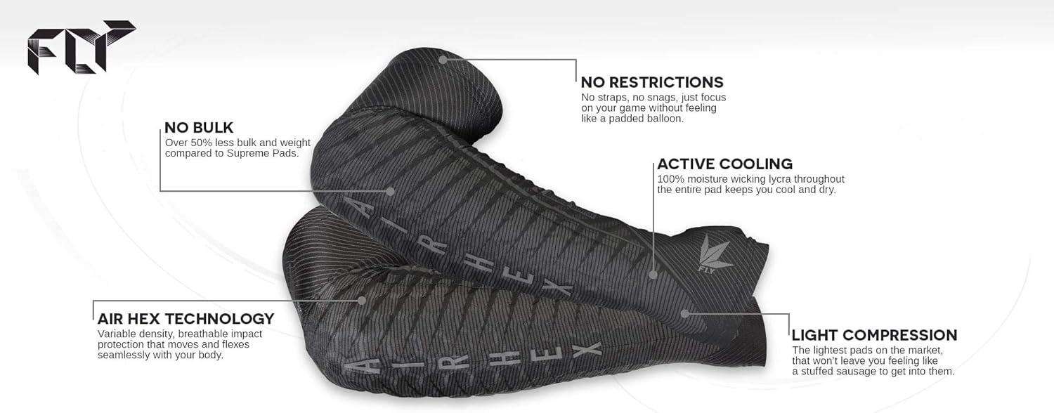 Bunkerkings Fly Compression Elbow Pads