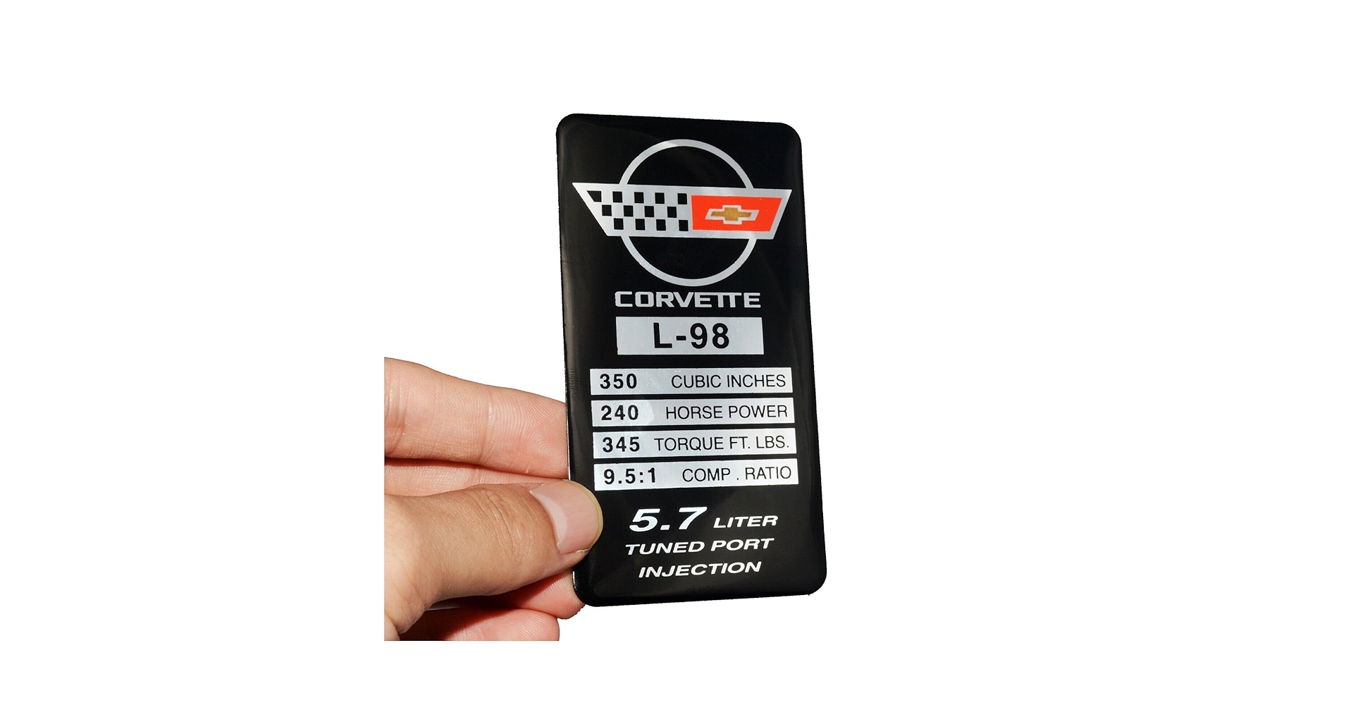 Amazon.com: 1Pc C4 Corvette 1990 L98 Engine ID Spec Metal