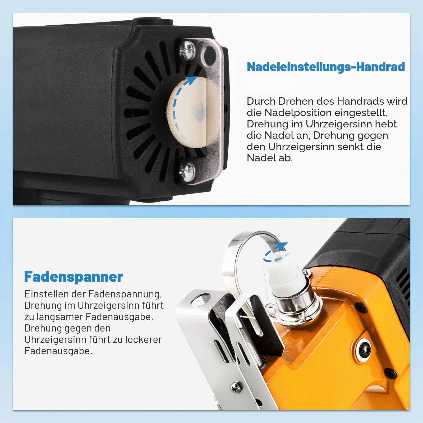 MXBAOHENG Sacknähmaschine mit Kabel 220V Nähmaschine für Säcke Tragbares Beutelverschließmaschine Elektrische Verpackungsbeutel Abdichtmaschine für Gewebesack Papiersack Sandsack Jutesack Getreidesack