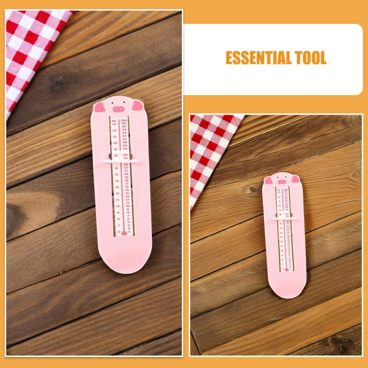 2pcs Kids Foot Measuring Device Accurate Shoe Size Ruler for Children 0-8 Years Essential Foot Measurement Tool for Boys and Girls Easy to Use at Home
