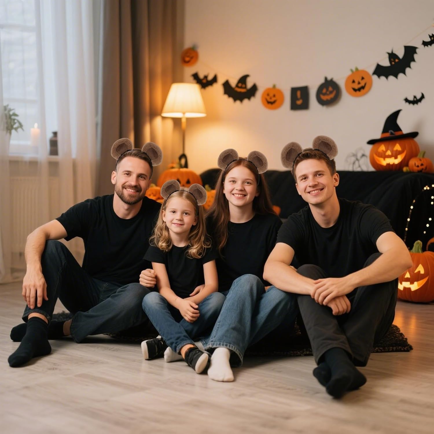 Canitor Animal Ears Headband Cute Halloween Costume Soft Cosplay Accessories for Women Adult - Image 2