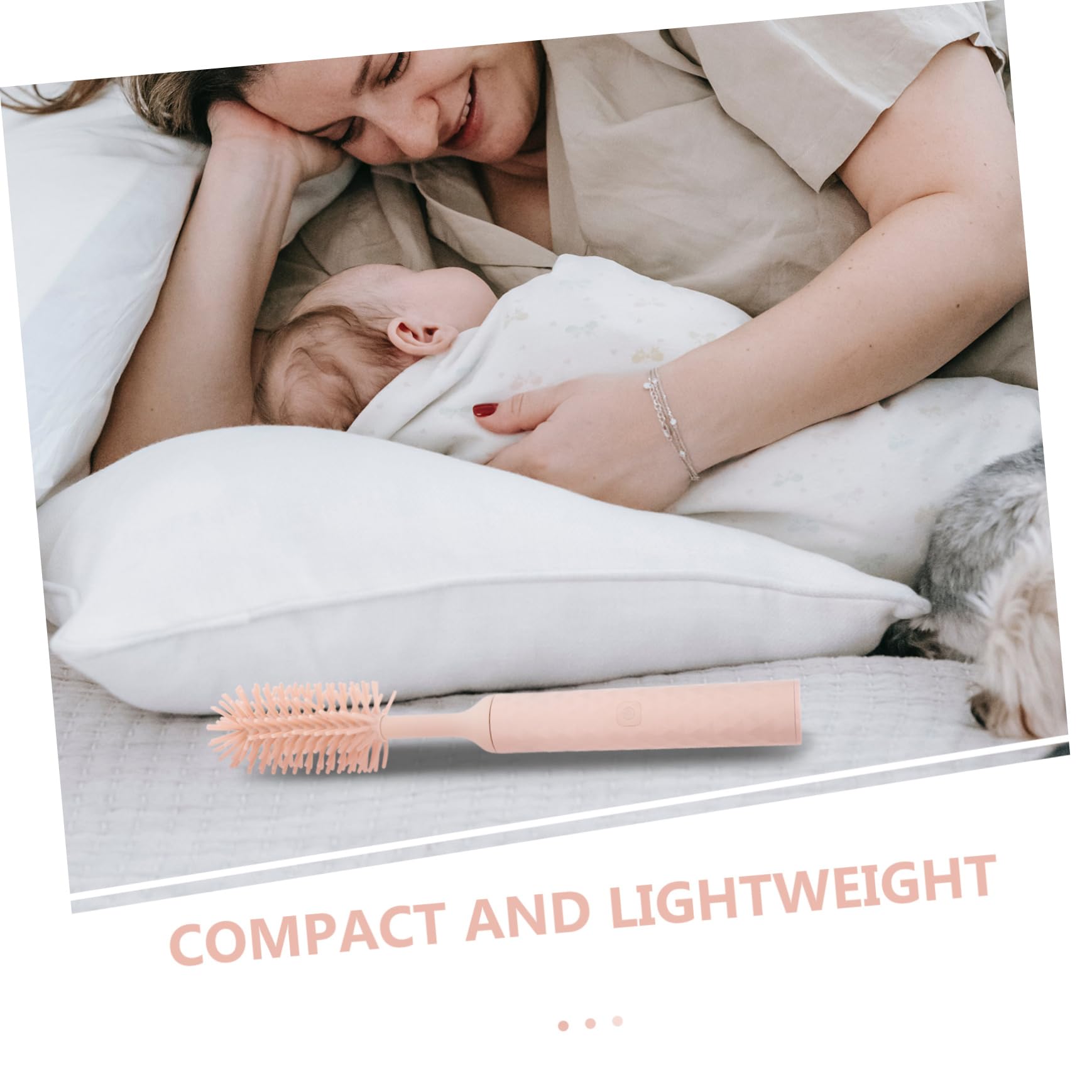 GLEAVI 1set Elettrica Ricaricabile Silicone Per La e Bottiglie Strumento Flessibile Per La