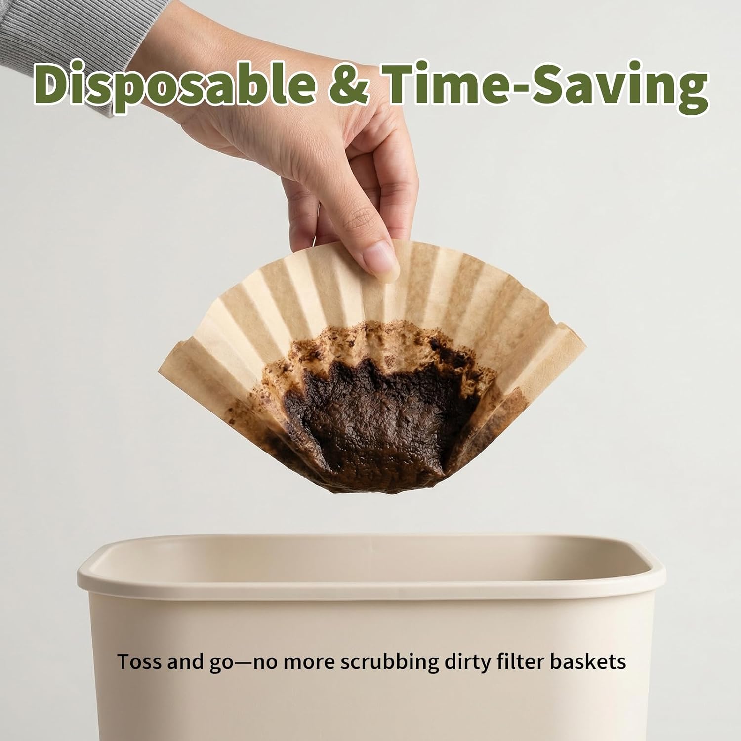Coffee Filters Compatible with Keurig Coffee Machine, Disposable Coffee Filters Fit for Keurig Duo Coffee Maker Unbleached Coffee Machine Filter Paper for Home, Daily Use & office image 4