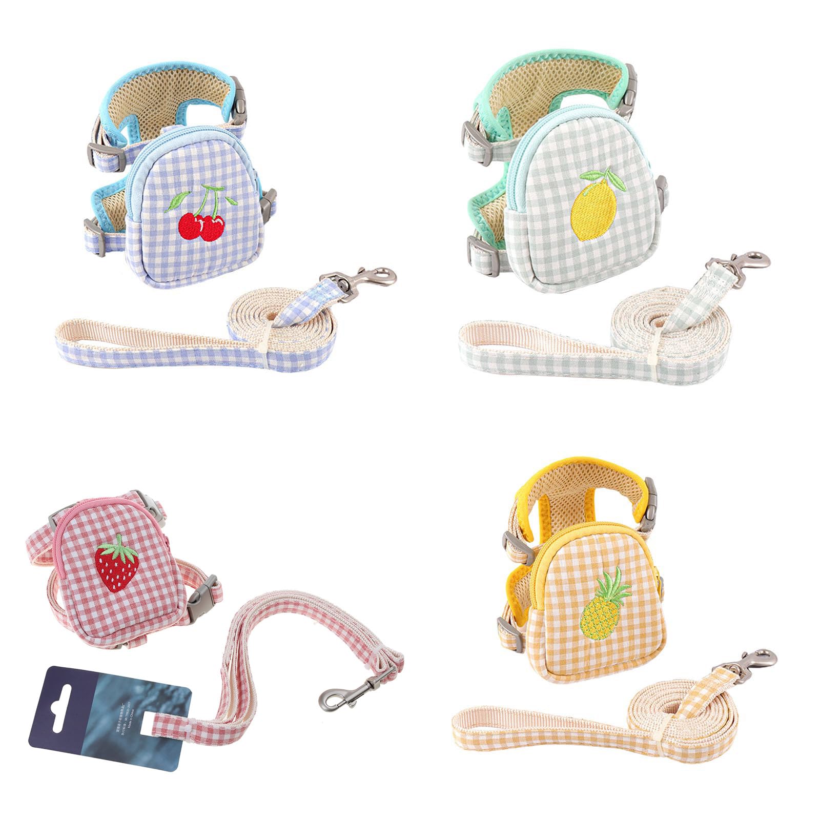 HapGlan Cartoon Dog Backpack Outdoor Training Pet Clothing Walking Camping Hiking Multifunctional Gear Dog Vest Accessories