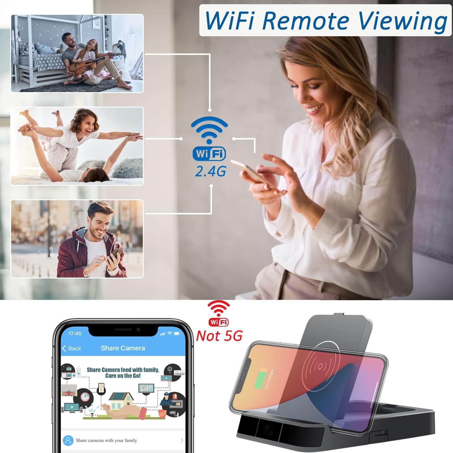 1080P Caméra Surveillance Wi-FI intérieure