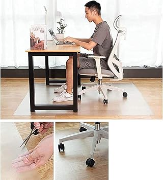 Hard-Floor Chair Mats Office Chair Mat, 1mm/1.5mm/2mm Thick, Chair Mat for Hardwood Floor, Desk Chair Mat, Floor Protectors for Office Chairs, Office Mat, Office Mats for Rolling Chairs, Only for Hard