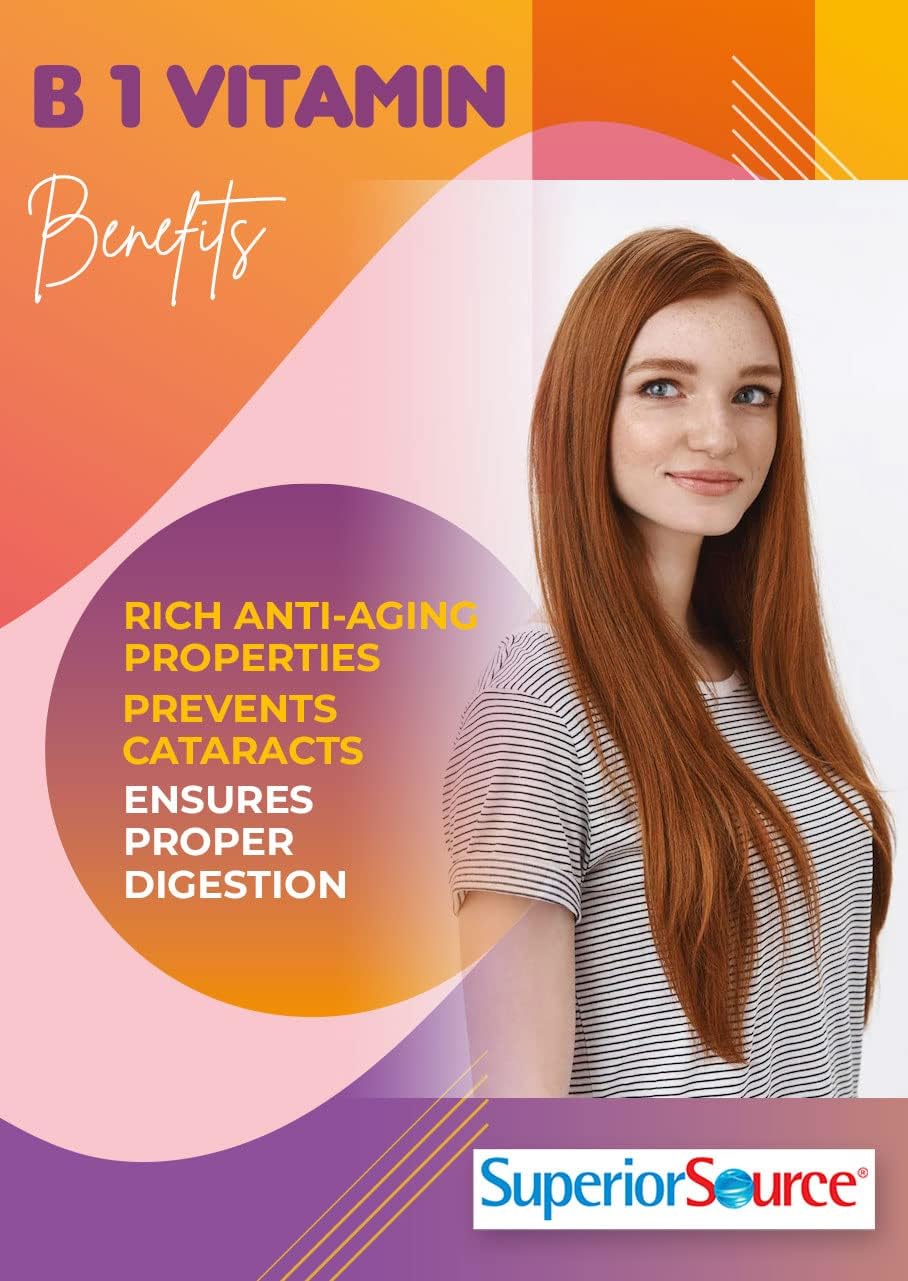 Buy Superior Source Vitamin B1 (Thiamin), 100 mg, Under The Tongue