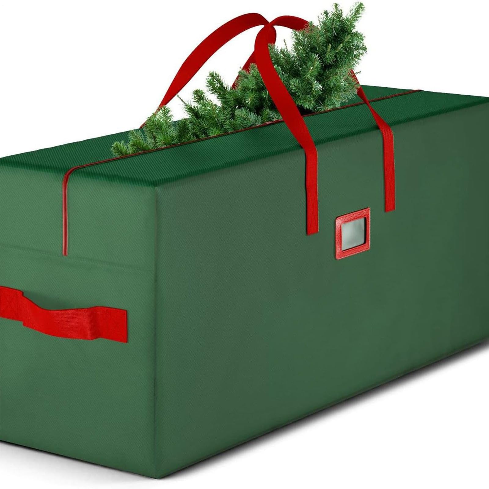 Scatola portaoggetti per albero di Natale, con manici rinforzati, grande contenitore natalizio, per viaggi, università, cucina, camera da, garage, imballaggio, soggiorno, trasloco, campeggio