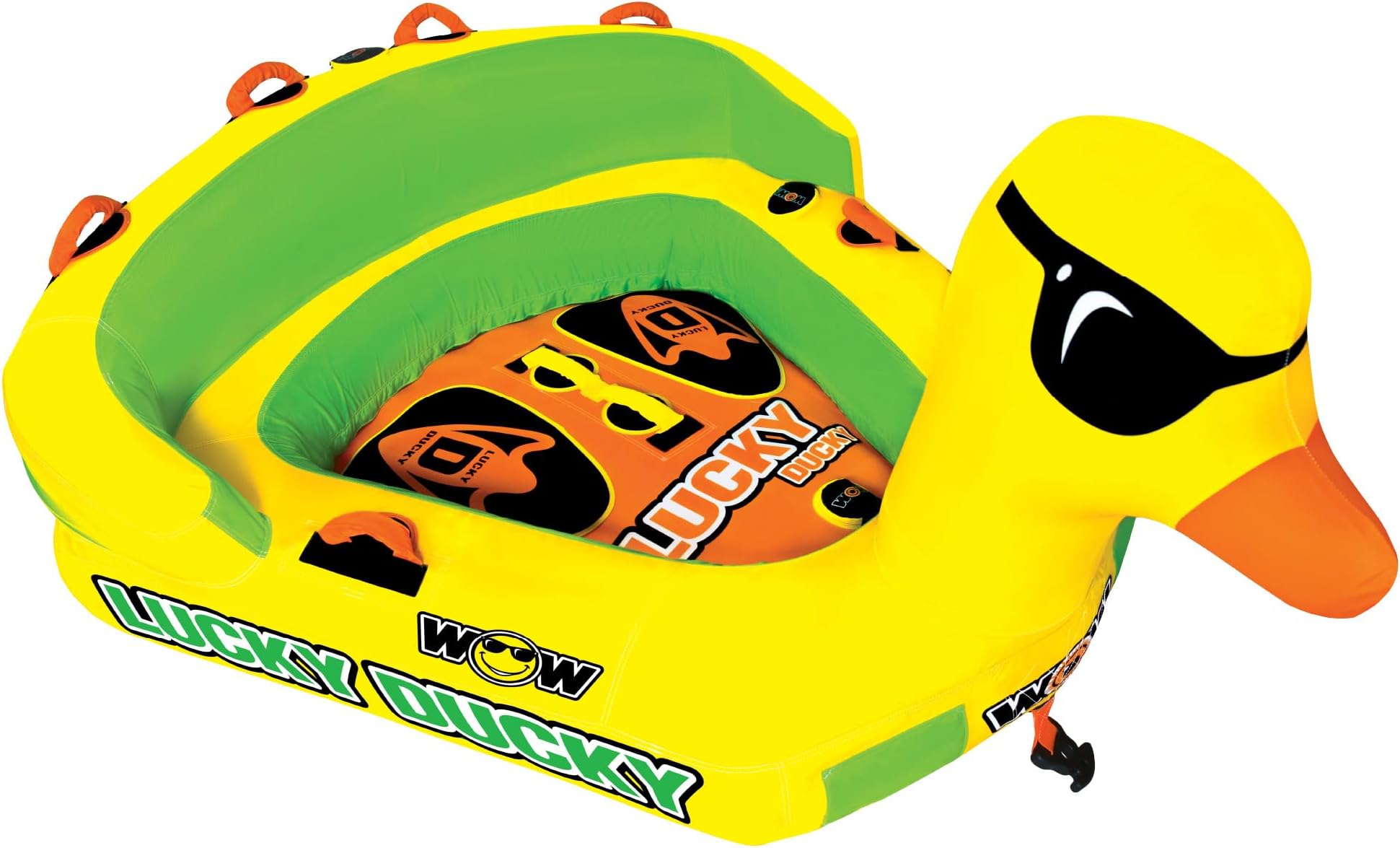 WOW SportsTowable Deck Tube for Boating Inflatable Boat Tube for Water Sports – Youth & Adults
