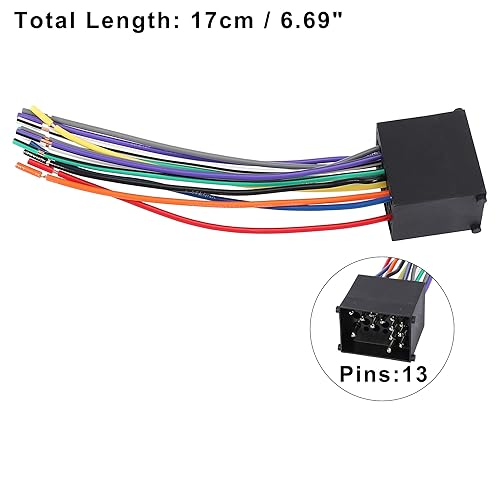 Miniatura 3 de X AUTOHAUX 70-8590 Reproductor de CD estéreo para coche Adaptador de radio de cable para BMW Serie 3 1992-1998