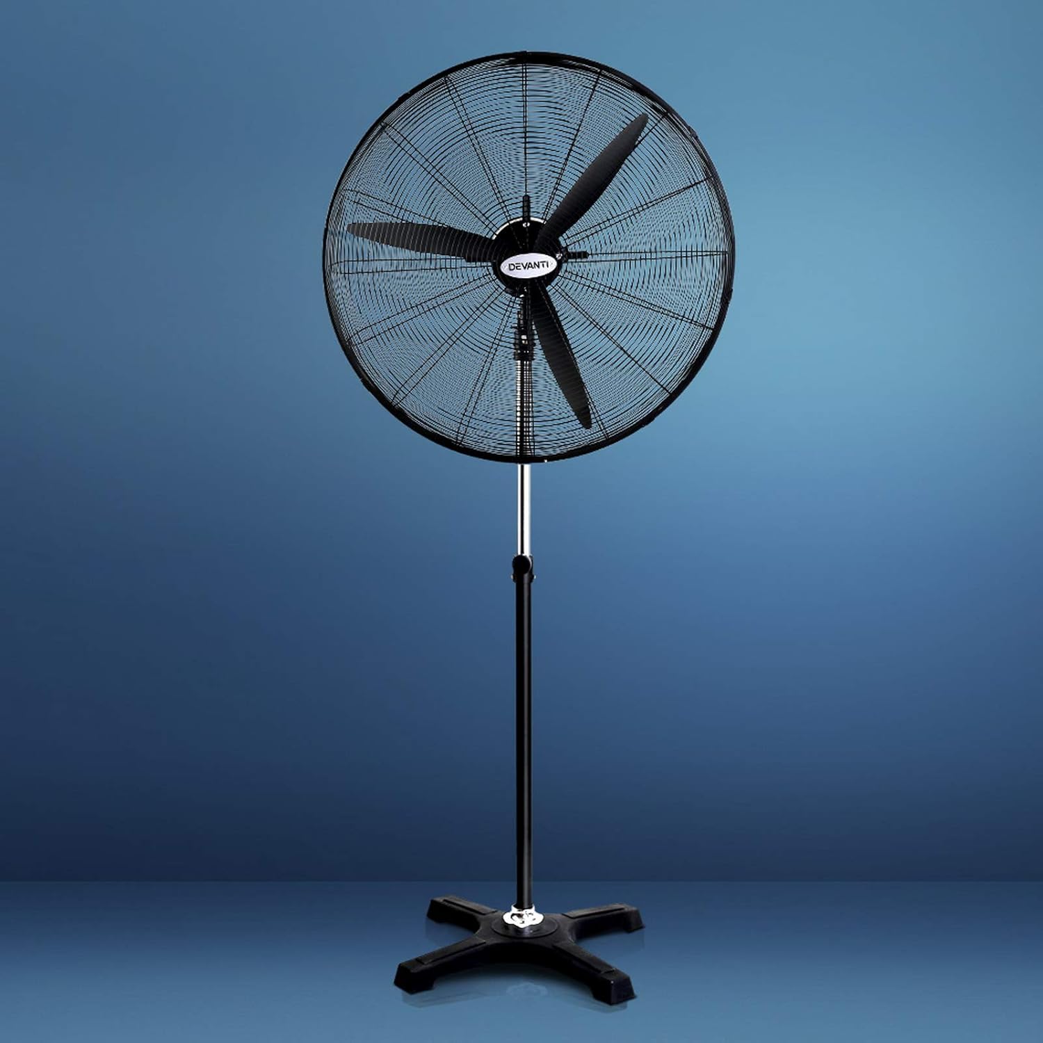 Devanti 75cm Industrial Fans 3 Speed Metal Pedestal High Velocity Floor