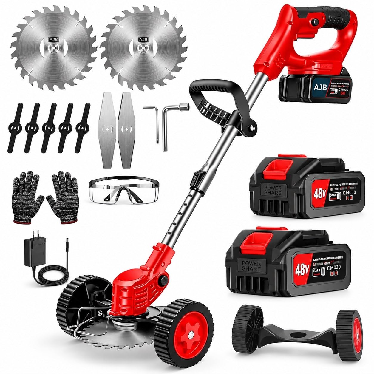 AJB 48V Wireless Rechargeable Edge Cutter 25cm - Image 1