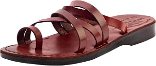 Unisex Adults/Children Genuine Leather Biblical Sandals/Flip Flops/Slides/Slippers (Jesus - Yashua) Bethlehem Style I