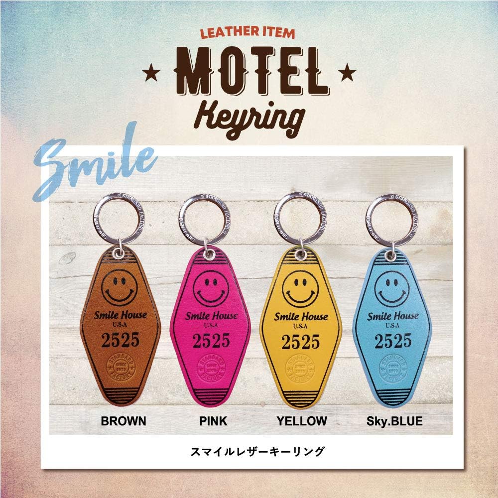 Amazon.co.jp: Standard Factory モーテル ホテル キーホルダー 
