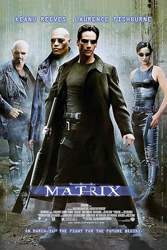 Póster de la película The Matrix versión estadounidense 24x36