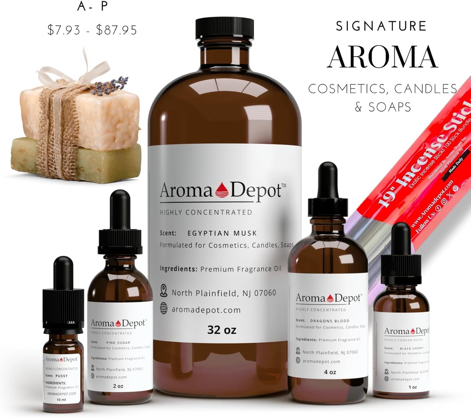 Aroma Depot Egyptian Musk Fragrance Oil 30ml Premium Egyptian Musk Essential Oil with Dropper for Candle Making, Soap Making, Bath Bombs, and More. Undiluted & Alcohol Free Scented Oil. (1 fl oz.) - Image 8