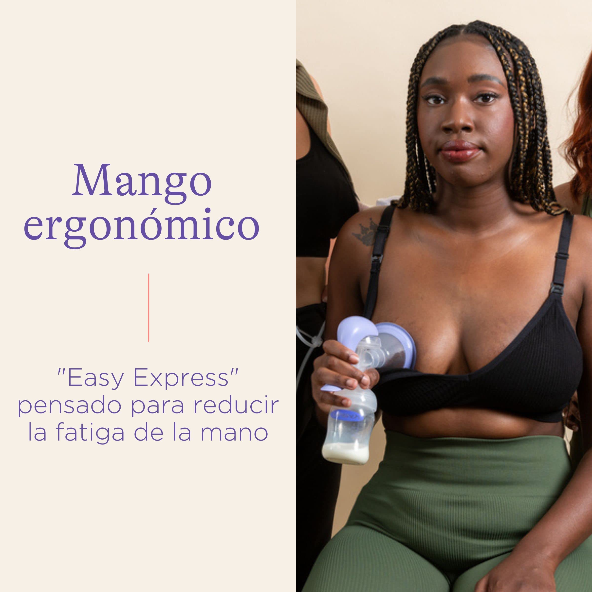Lansinoh - Extractor de Leche Manual - Sacaleches Con Modos de Extracción Personalizables - Portátil e Ideal para Viajes
