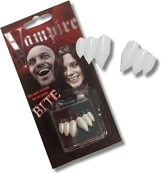Billy-Bob The Original Vampire Bite Fake Teeth - Vampire Fake Teeth Fangs are Designed Costume Teeth Vampire/Vampiress Style