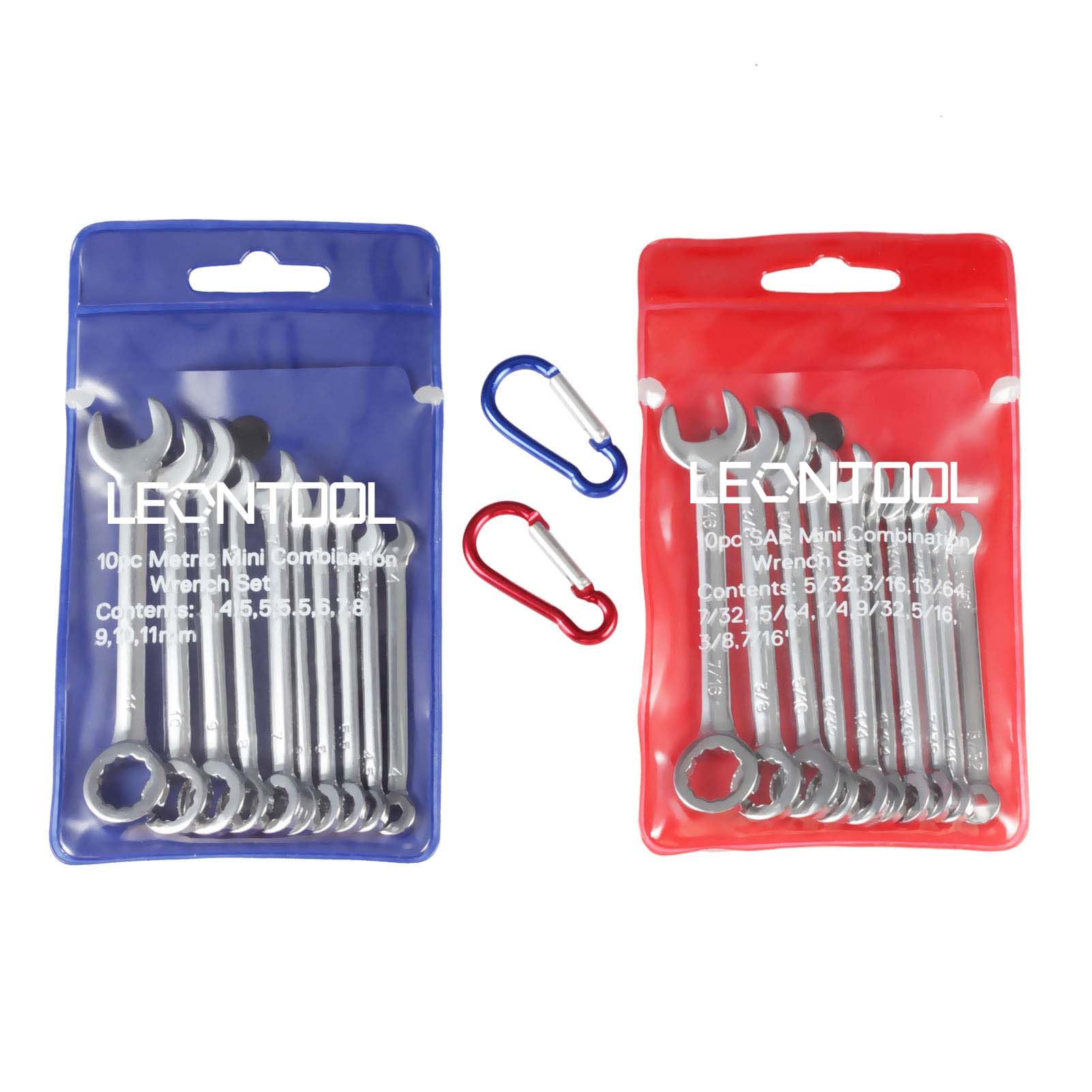 Amazon | LEONTOOL ミニスパナセット 10本組×2袋 4mm～11mm 5/32