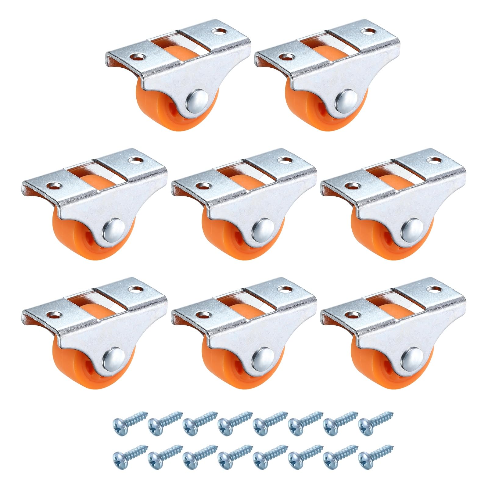 PATIKIL 1 Inch Fixed Caster Wheels