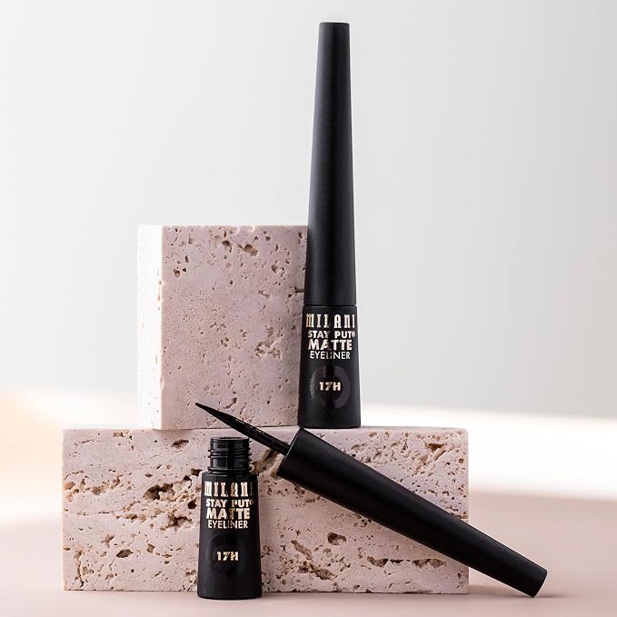 Delineador Líquido Mate Milani Stay Put Negro miniatura 6