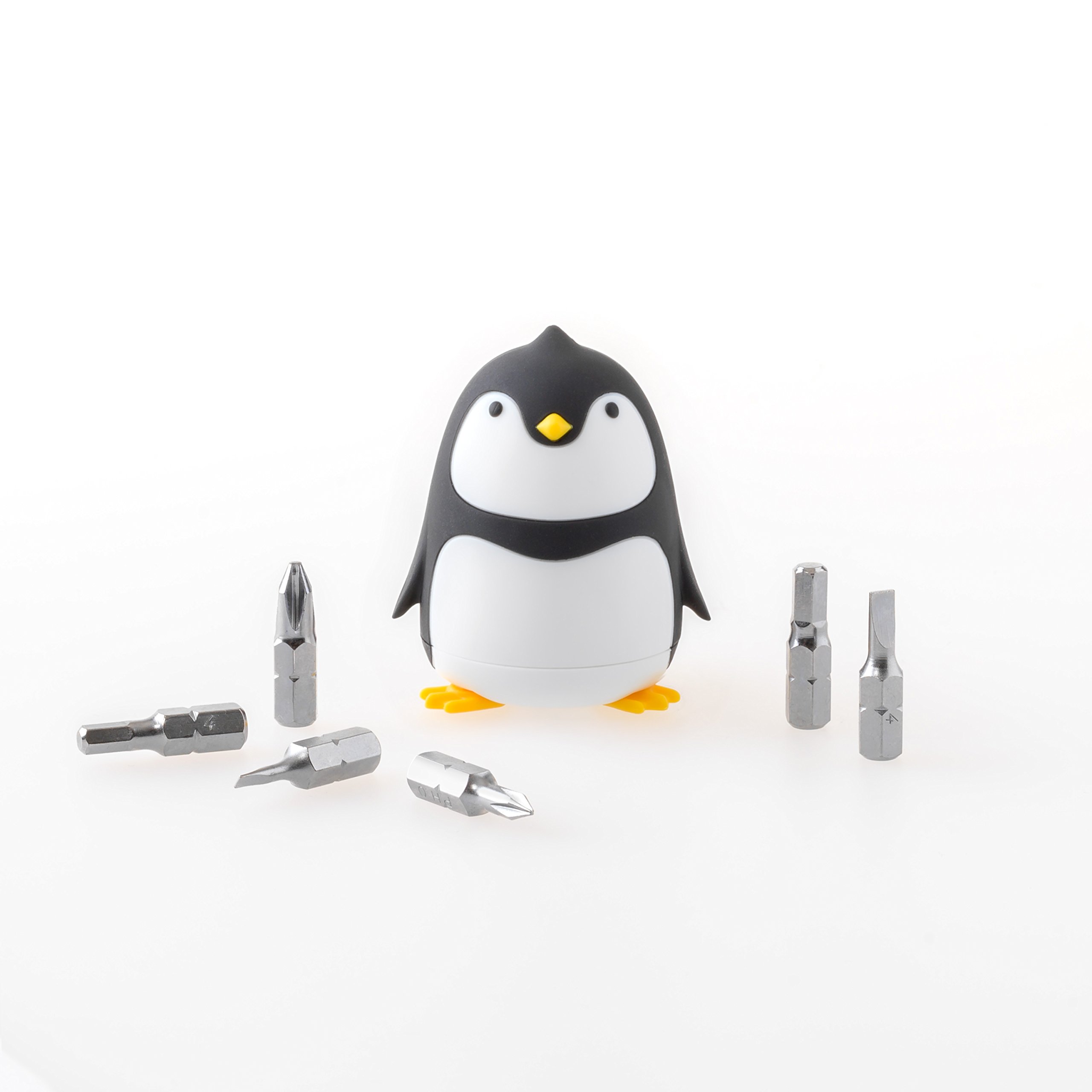 Penguin Shaped Portable Screwdriver (Black)
