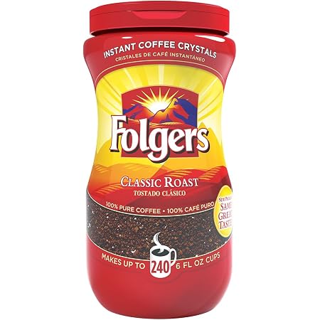 Folgers instant coffee Classic 16oz (025500068954)