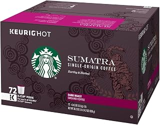 SUMATRA BLEND COFFEE K CUP 72 COUNT