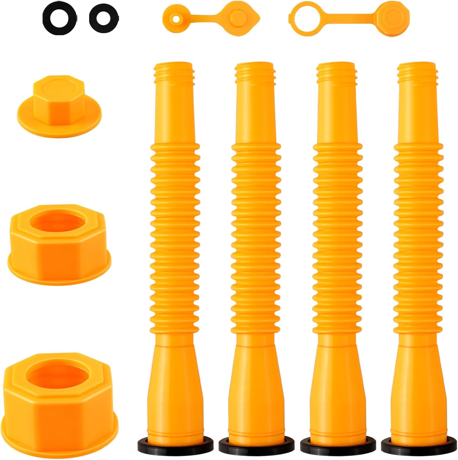 JSP Manufacturing Missing Cap Gas Can Replacement Spouts Rubber Spout