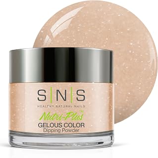 SNS Nail Dip Powder, Gelous Color Dipping Powder - Jet Setter (Natural Nudes/Tan, Cream), SC01 - Long-Lasting Dip Nail Color Lasts 14 Days - Low-Odor & No UV Lamp Required - 1oz