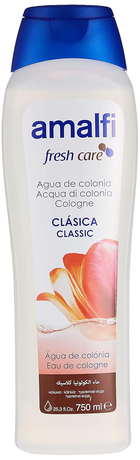 Amalfi Classic Cologne 99% Natural, Vegan, 100% Recyclable, Classic Citrus Scent 25.3 Fl oz