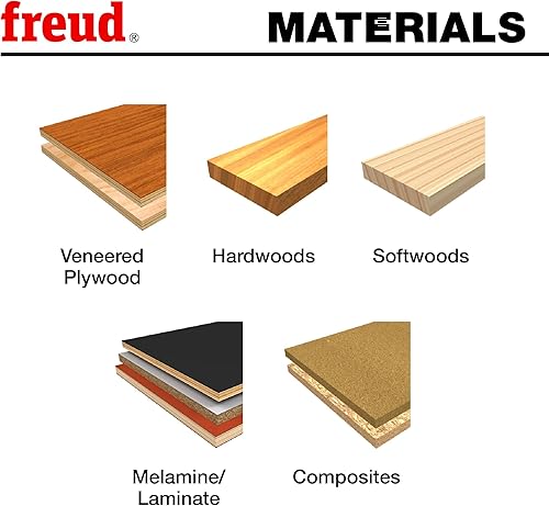 Miniatura 5 de Freud 90-100 Juego de mechas para fresadora con vástago de 14 15 unidades