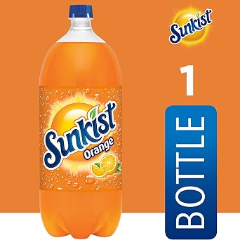 Sunkist Orange Soda, 67.6 Fl Oz Bottle