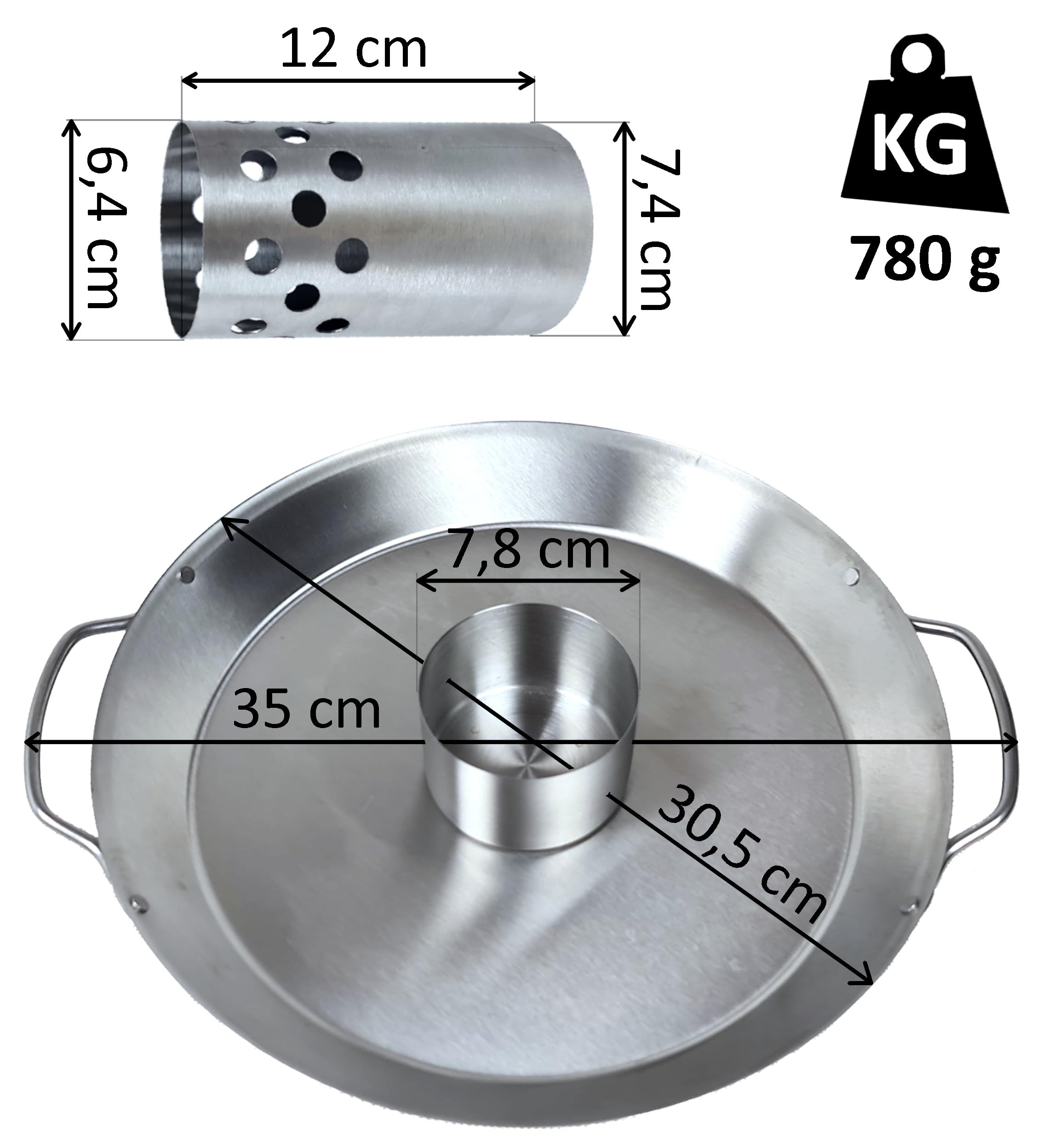 Hähnchenbräter für Backofen & Grill aus Edelstahl, Hähnchenhalter für Ofen, Bierdose Hähnchengriller, Geflügelbräter, Hähnchen Halter mit Abtropfschale, Vertikal Huhn Halterung