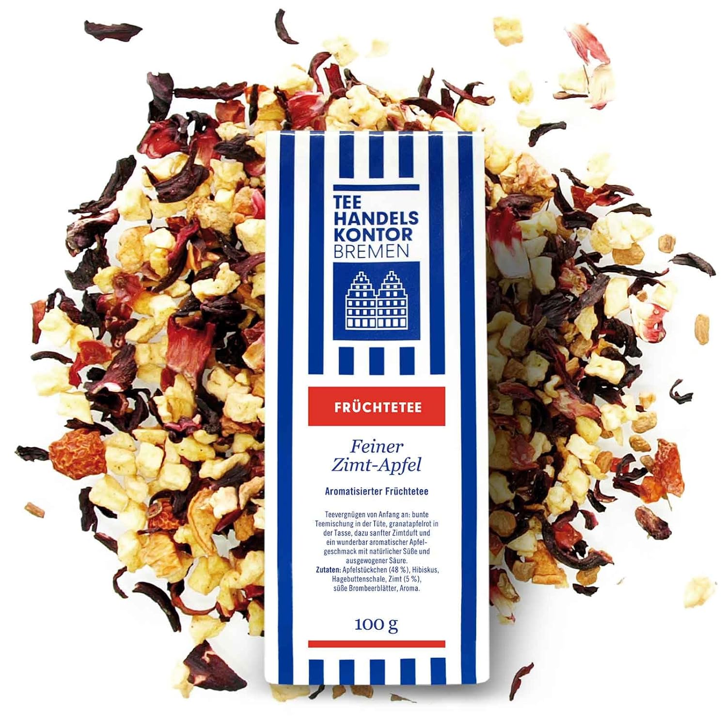 High Quality Fruit Tea Loose Fine Cinnamon Apple 100 g Apple Cinnamon Sweet