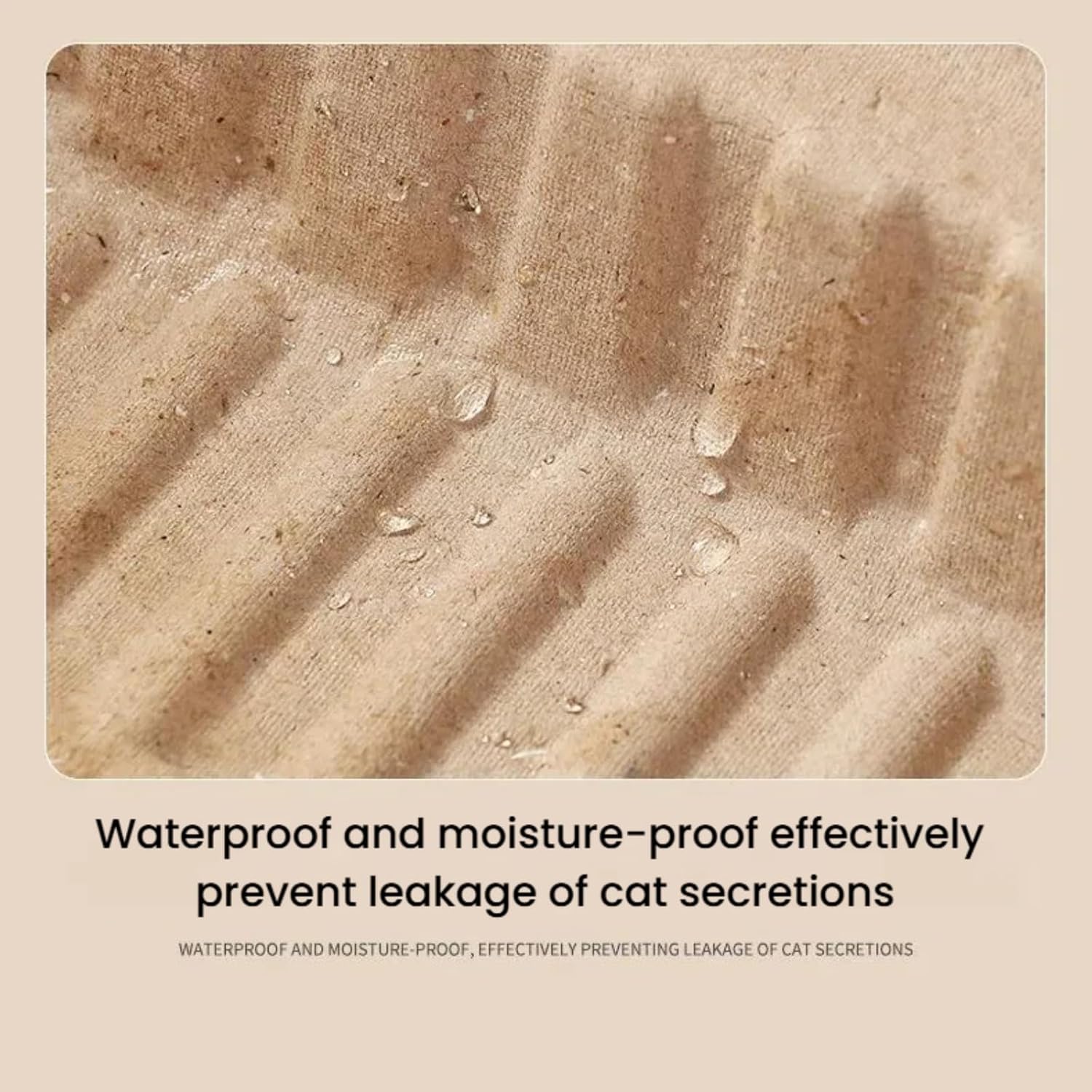 Disposable cat Litter Box, Multi-Layer Waterproof, Moisture-Proof and Environmentally Friendly Pulp, Suitable for Cats Weighing Less Than 15 pounds, Beige, 19.7x12.2x3.7 inches, 3 Pieces/Set
