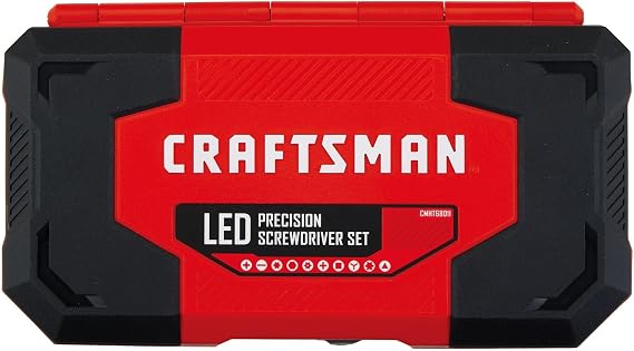 CRAFTSMAN 50pc LED Multi-Bit Screwdriver Set (CMHT68011N)