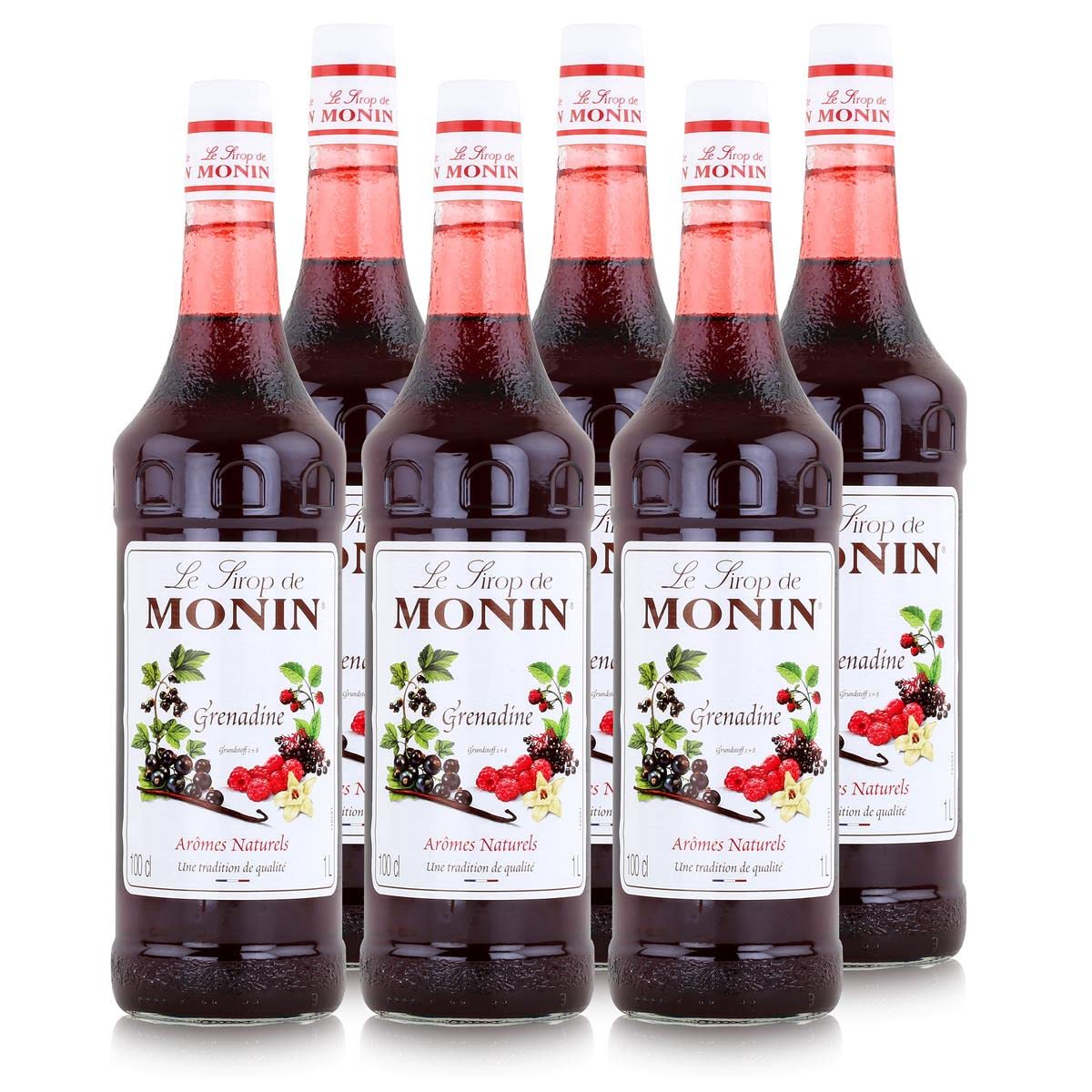 Monin Sirup Grenadine, 1,0L, 6er Pack