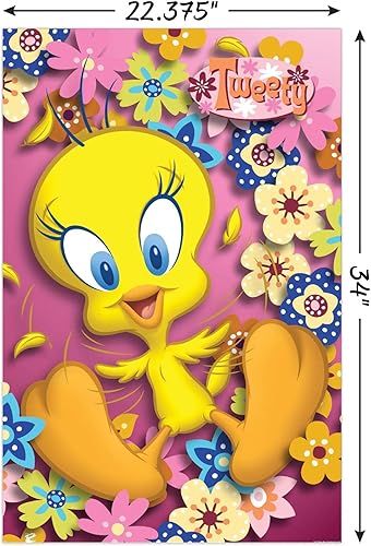 Miniatura 3 de Trends International Looney Tunes-Tweety Bird-Power Wall, 22.375 x 34 pulgadas, póster de paquete de montaje, 22.37 x 34.00 pulgadas