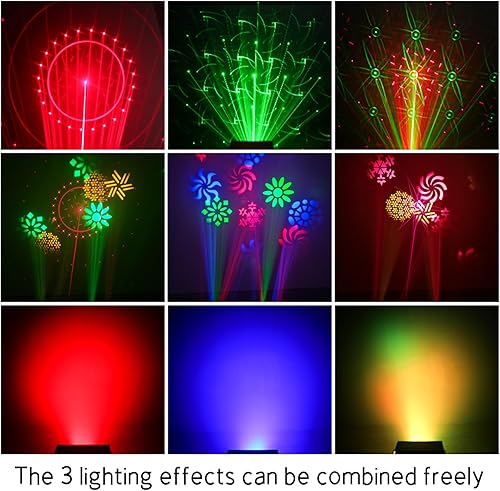 Miniatura 25 de Luces de fiesta para DJ, luces de discoteca activadas por sonido con control remoto para fiesta de baile, karaoke, sala de estar, pub Alimentado por