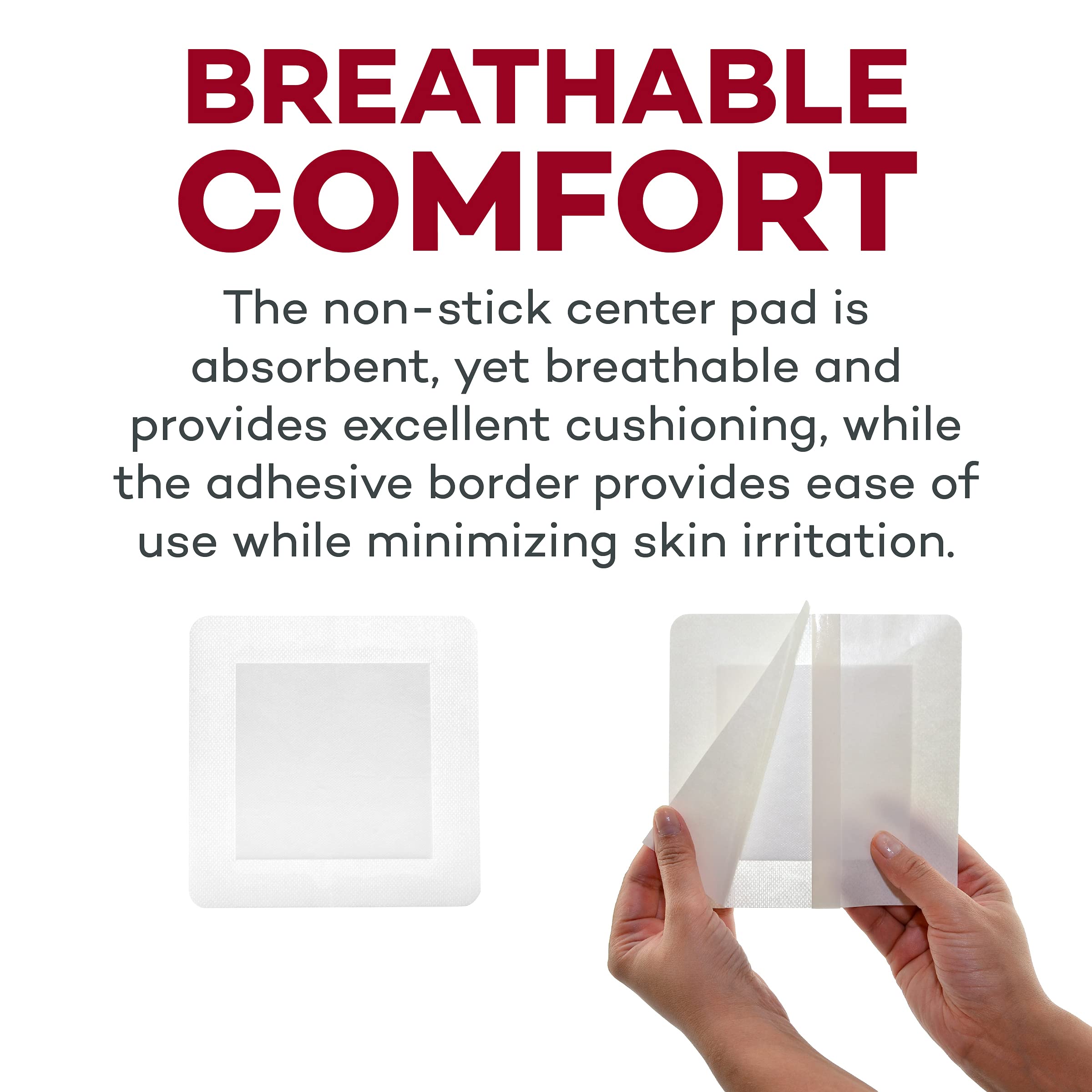 Dealmed Sterile Bordered Gauze Island Dressings 25 Count, 6" x 6