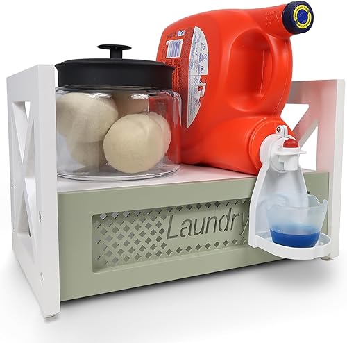 Miniatura 1 de Besuerte Soporte para detergente para ropa sucia, soporte para detergente líquido, organizador de detergente para lavandería, organizador de