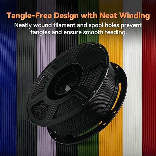 Vista 100 de FLASHFORGE - Filamento PLA, 1/16 de pulgada, carrete de 2.2 libras de filamento, precisión dimensional de +/- 0.001 de pulgada, fácil de usar y se