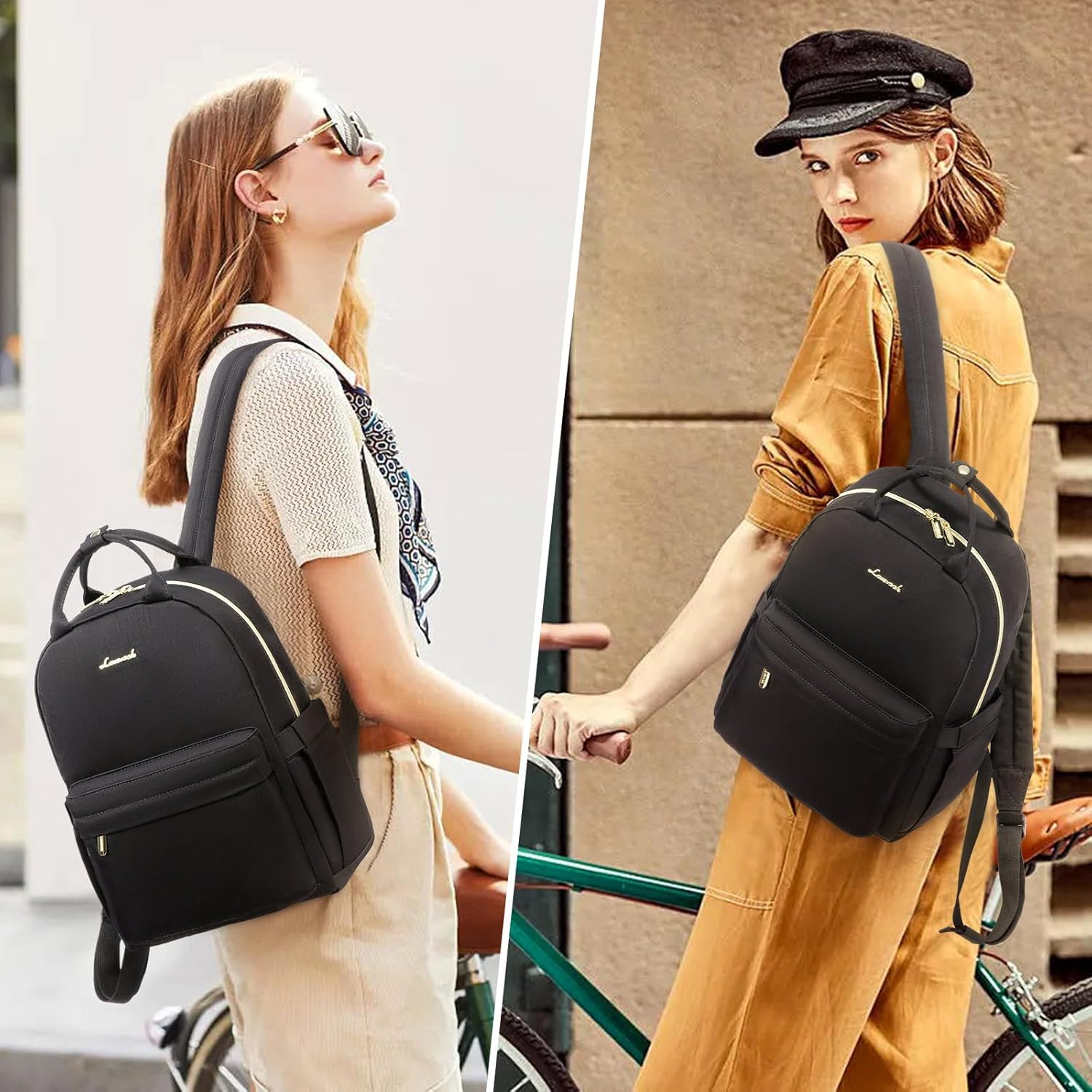 LOVEVOOK Mini Backpack Purse for Women Small Backpack with USB Charging Port, Cute Fashion Daypack for Work Travel Daily - Image 2