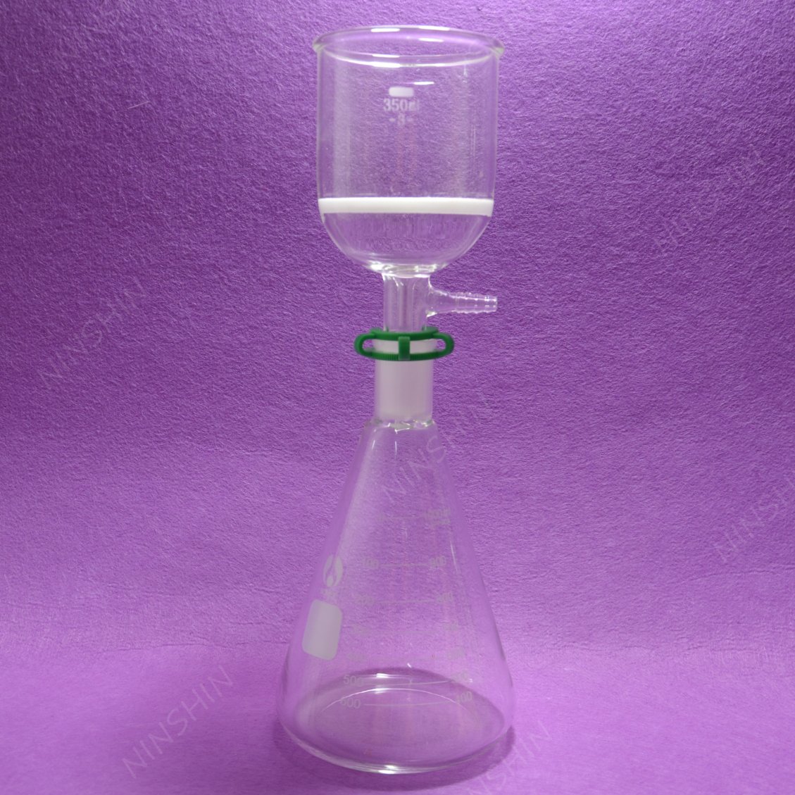 NANSHIN Glassware 1000ML Filtration Set[Erlenmeyer Flask+Filter Funnel